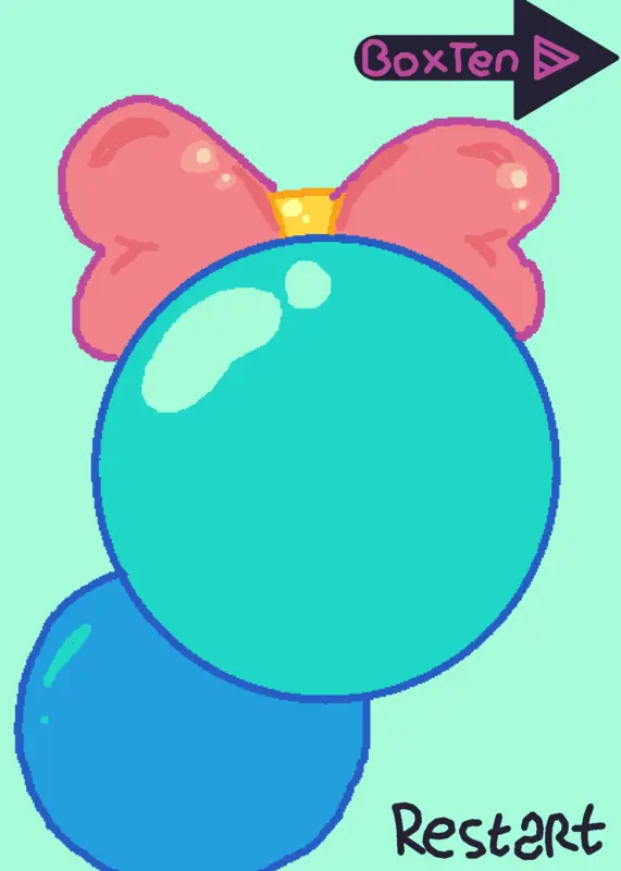Dandy's world draw face by @NoriPaws