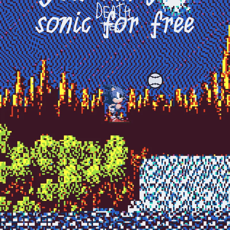 SONIC by @bluestickman_castle