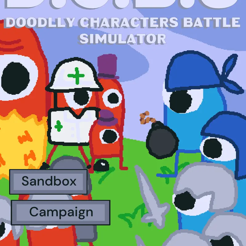 Doodlly Characters Battle Simulator by @Ghaffot213