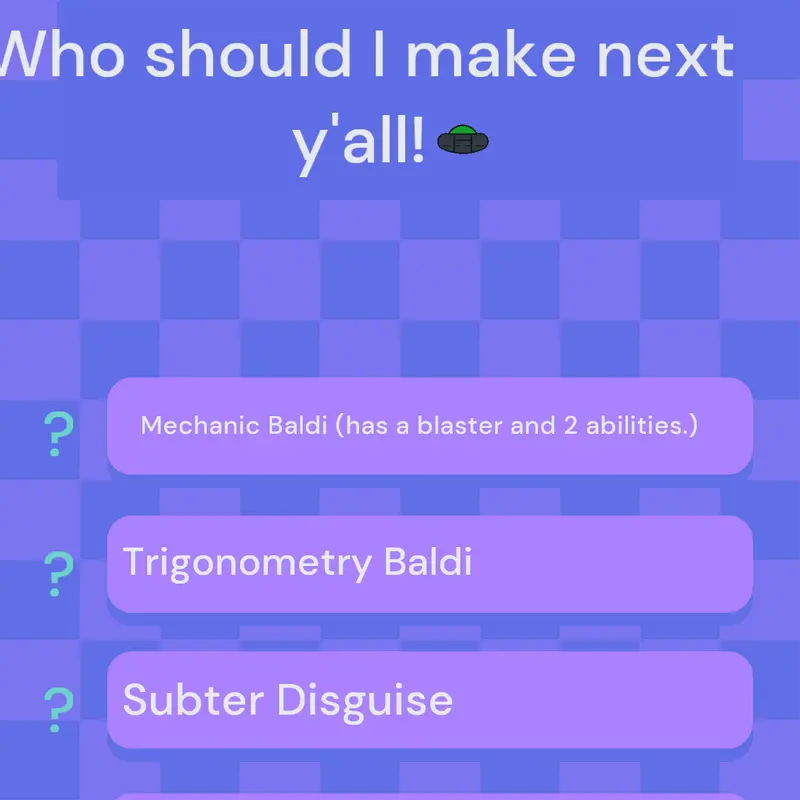 Game by @S7BTER_BALD8