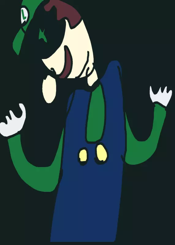 Angry Luigi animation by @awshucks111