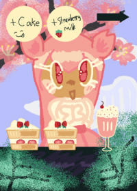 CHERRY BLOSSOM COOKIE! 🍒 🌸 🧊☕️