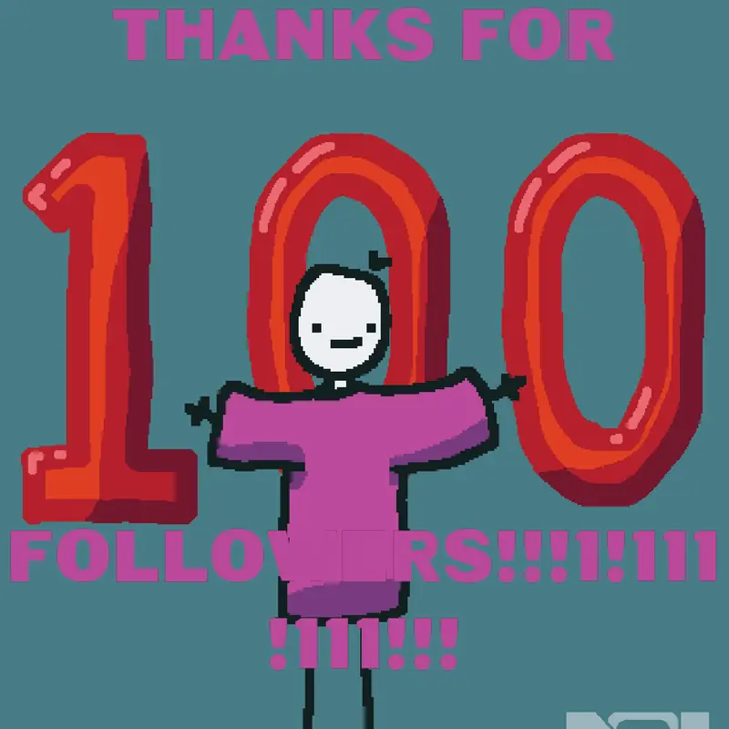 100 followers ;D by @_nao