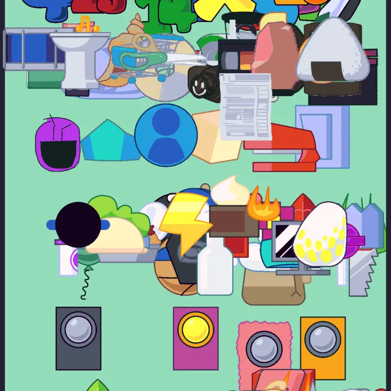 Bfdi objects by @ZavierLo