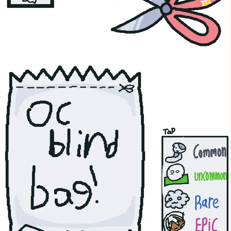 Oc blindbag but my sister's is their too by @eggsonfan