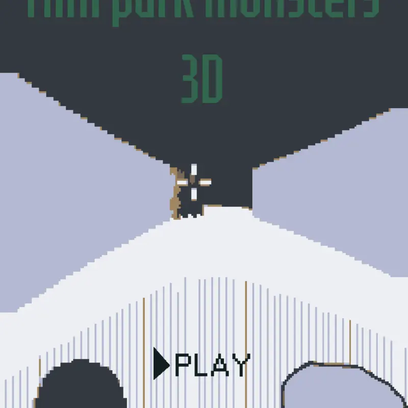 Mini park monsters 3D by @thebattcat
