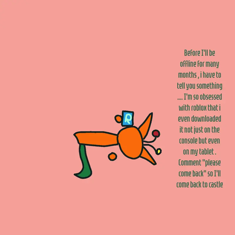Spam "Please come back" in the comments by @SCP-foundation_8000