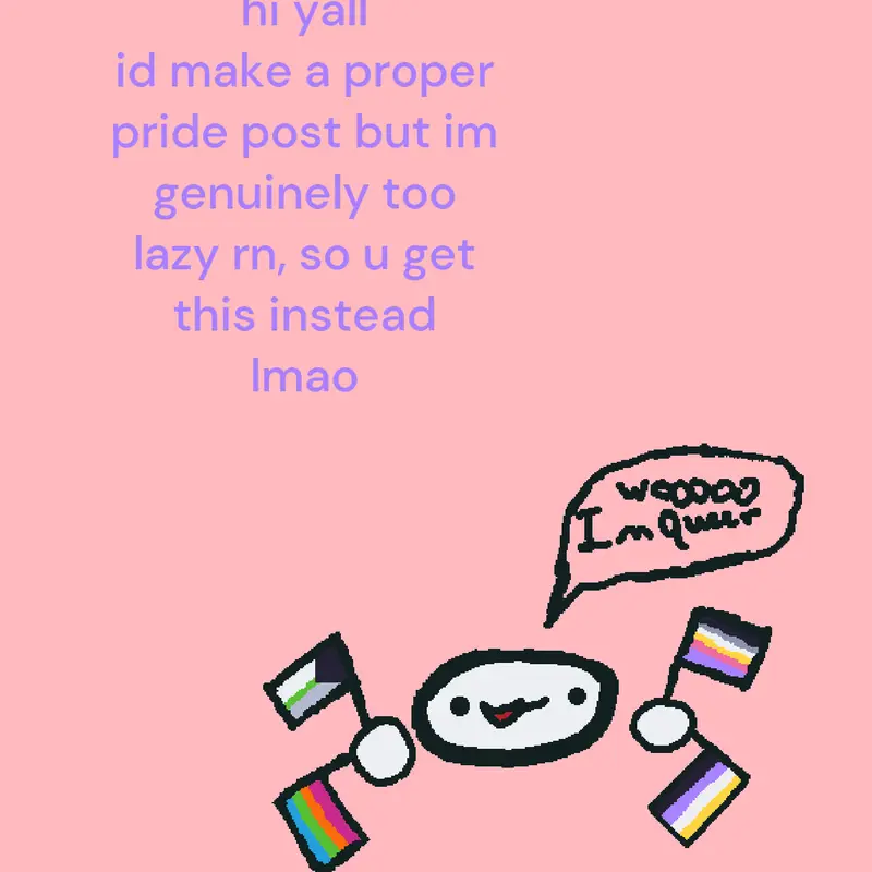 obligatory pride post by @Bip_Boy