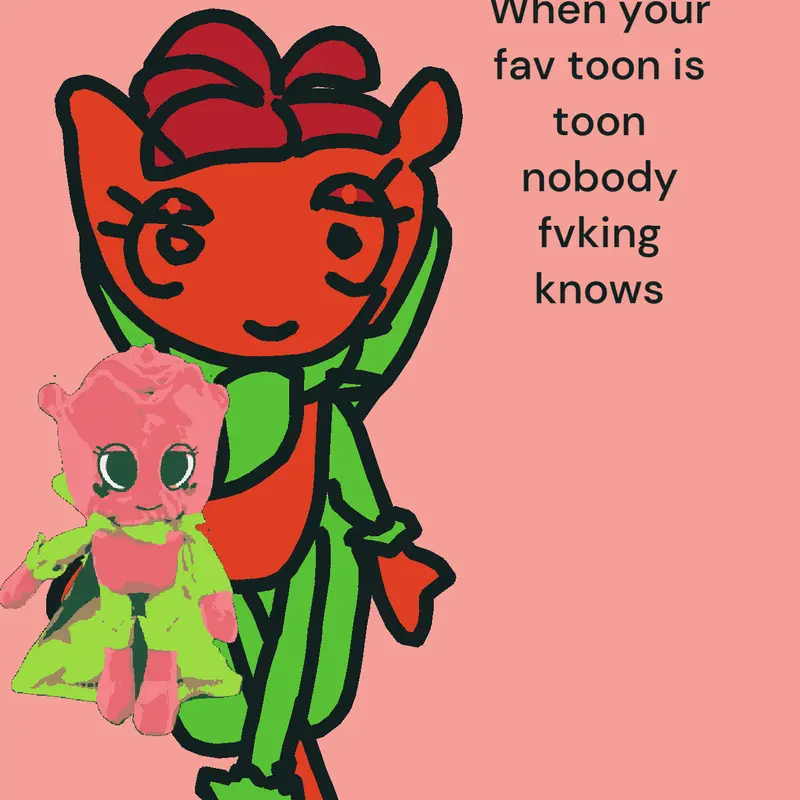 Rosie the rose by @poopy__