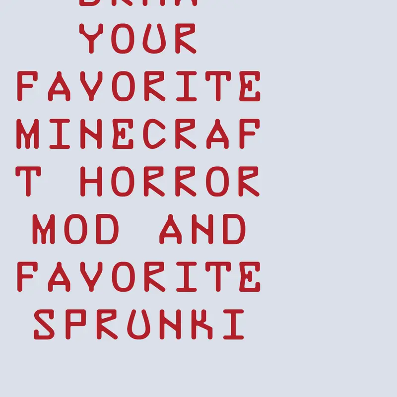 Remix to draw Horror mod and Sprunki by @Starlie_Jason_Fan