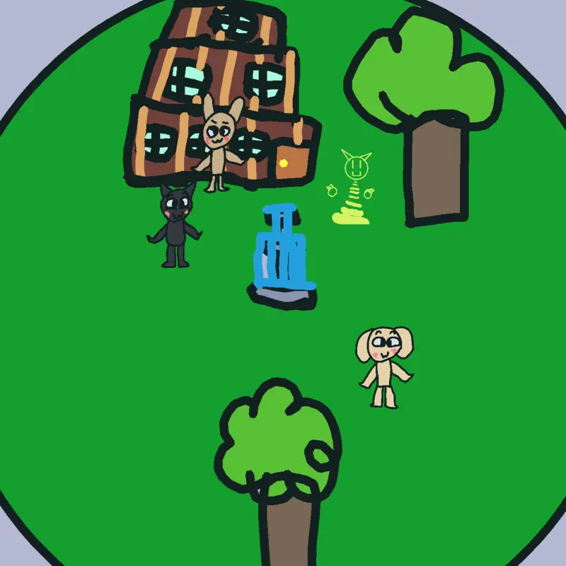 Funny cute Island by @IAmWildCat7