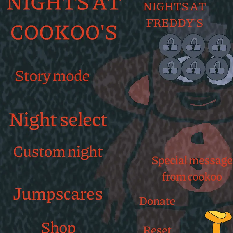 Five nights at freddy's fangame by @creativeT2