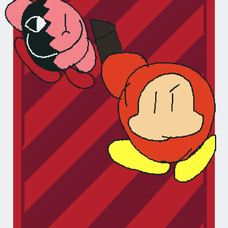 SILENCE IS DEATH FNF:Kirby vs Waddle dee by @Kirby_Lover