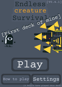 Endless creature survival.