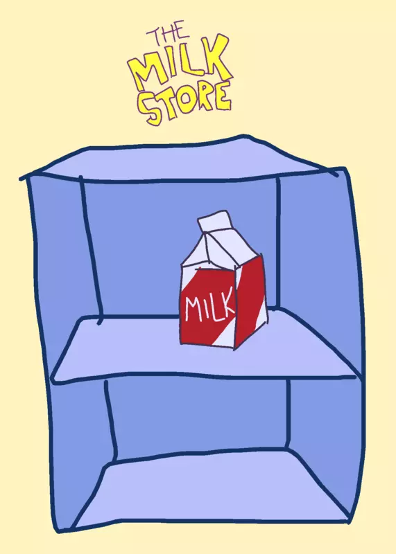 The milk store by @ben