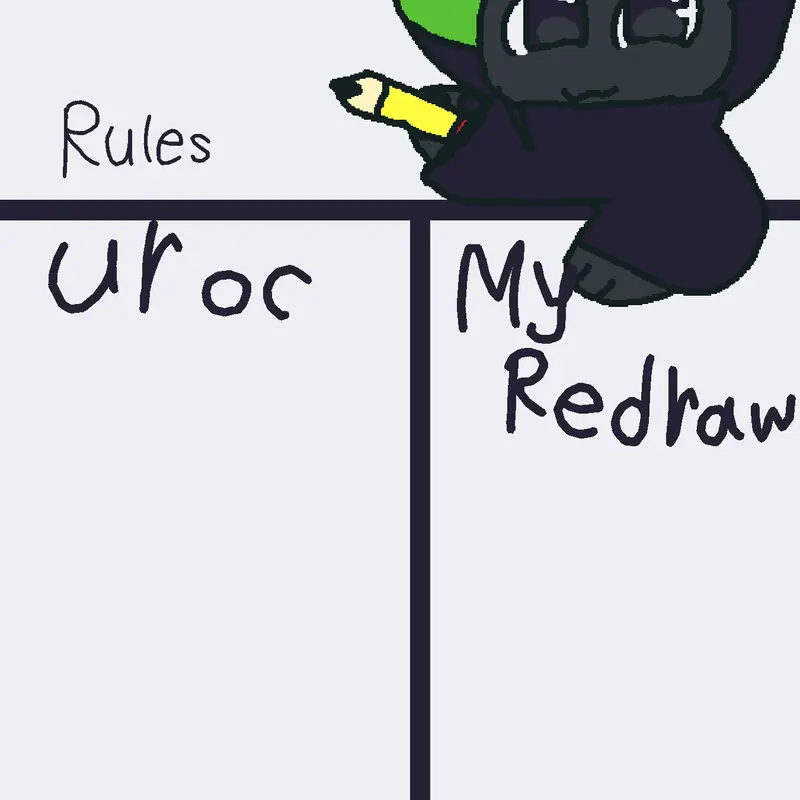 Redrawing ocs by @meownese