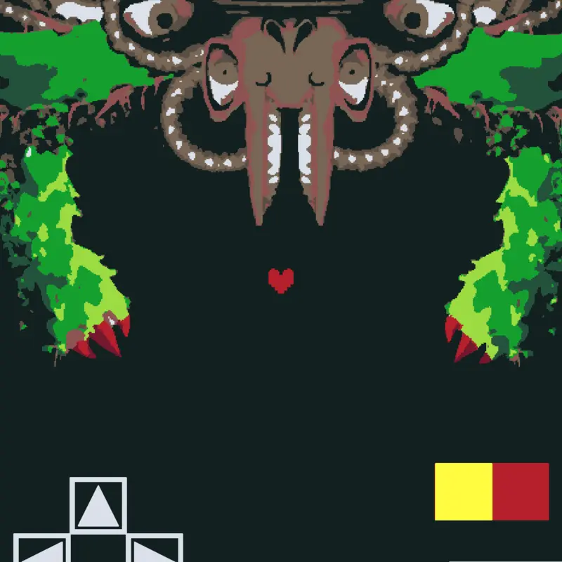 Omega Flowey Фриск Undertale ваина by @IuehLueuh