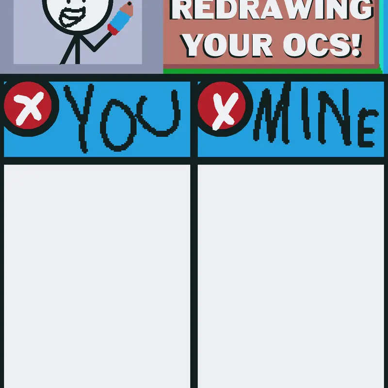 Redrawing Your Ocs! by @WladimirSilva
