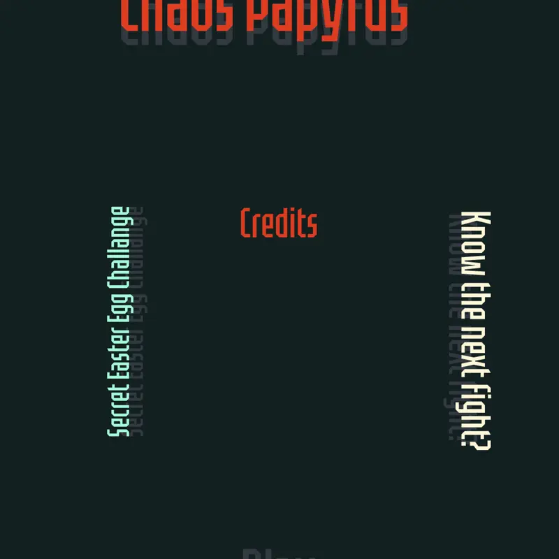 Chaos Papyrus by @Fomx