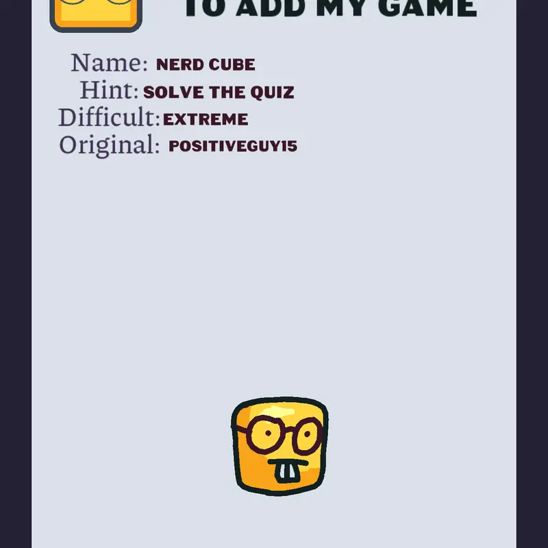 Game by @PositiveGuy15