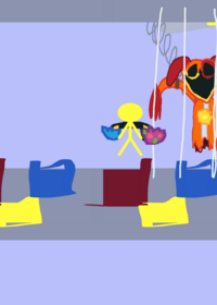 Poppy Playtime Dog Day Chase Scene