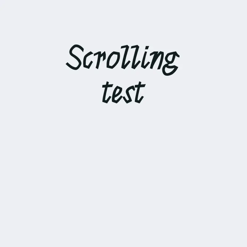 Scrolling test by @LilaAlsoKnownAsLizzie