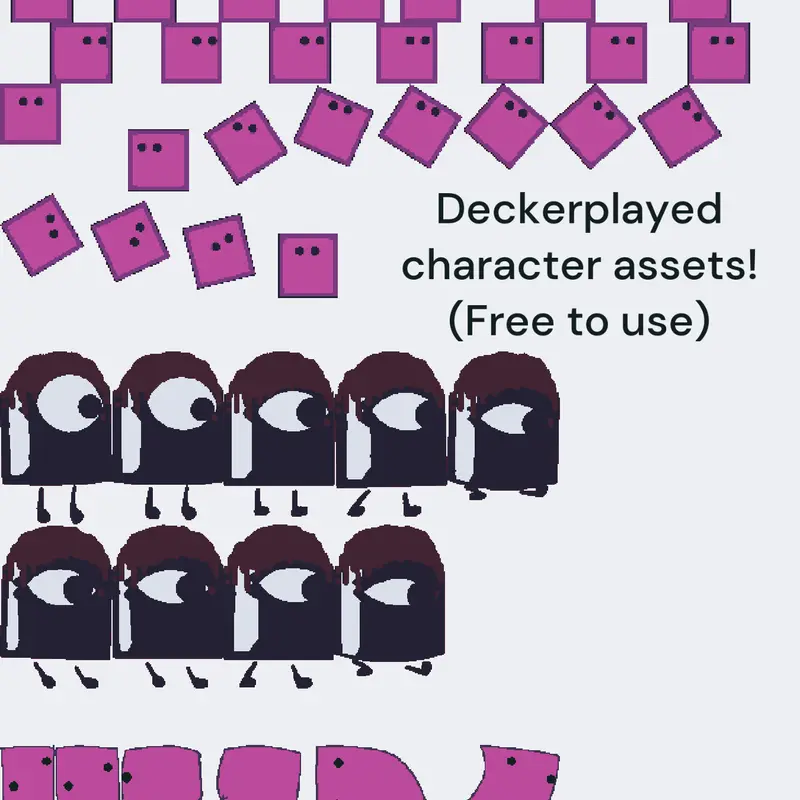Deckerplayed character assets! by @Guest123432