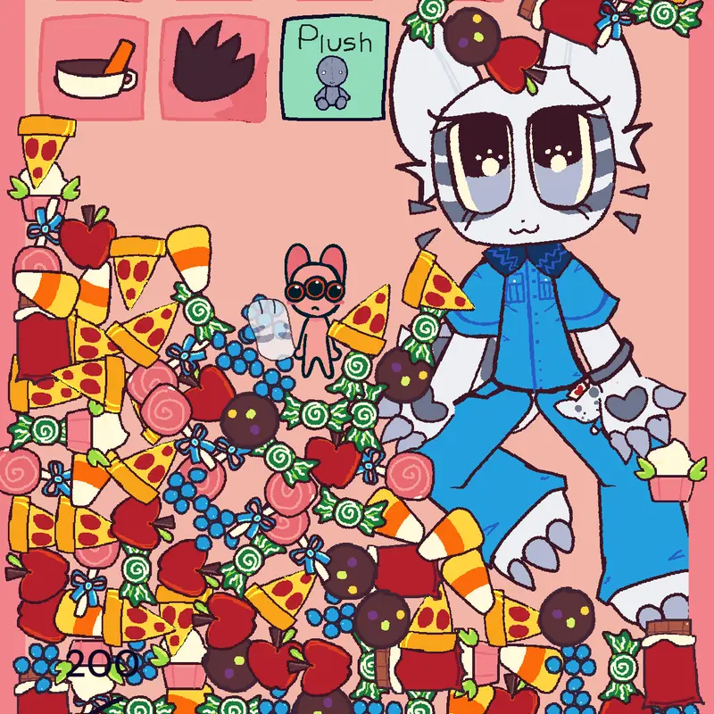 my A.H.A OC 🐱🐈⚪🤍 by @lol45676788864