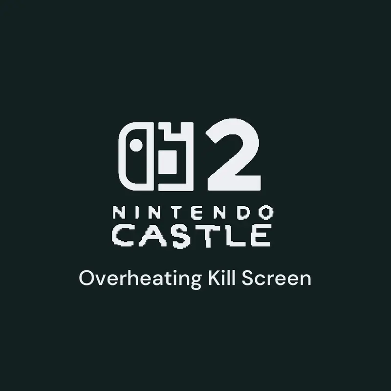 Nintendo Castle 2 Overheating Killscreen by @ImFullyTheCastle