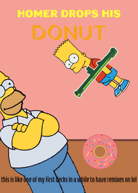 Homer Drops His Donut