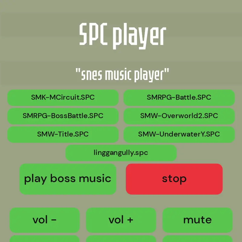 SPC player by @QuixeIl