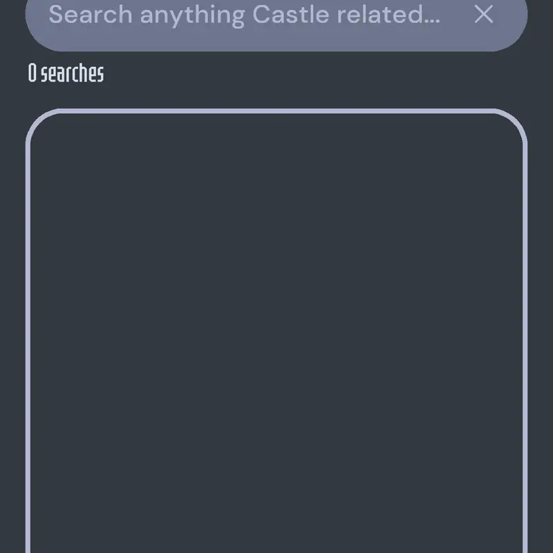 Castle Search by @Kira903