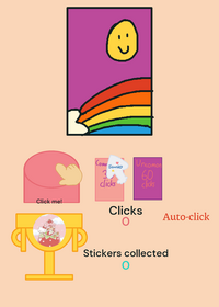 Stickers and Clicks crossover Sanrio