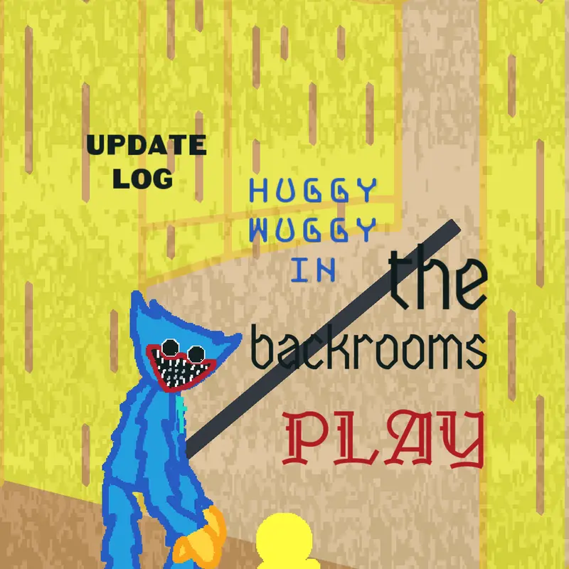 Huggy wuggy in the Backrooms by @Eth13814