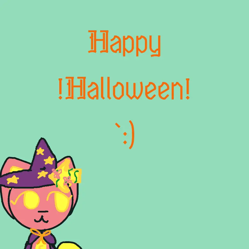 Happy Halloween! 🎃 by @Kittynaps_uwu