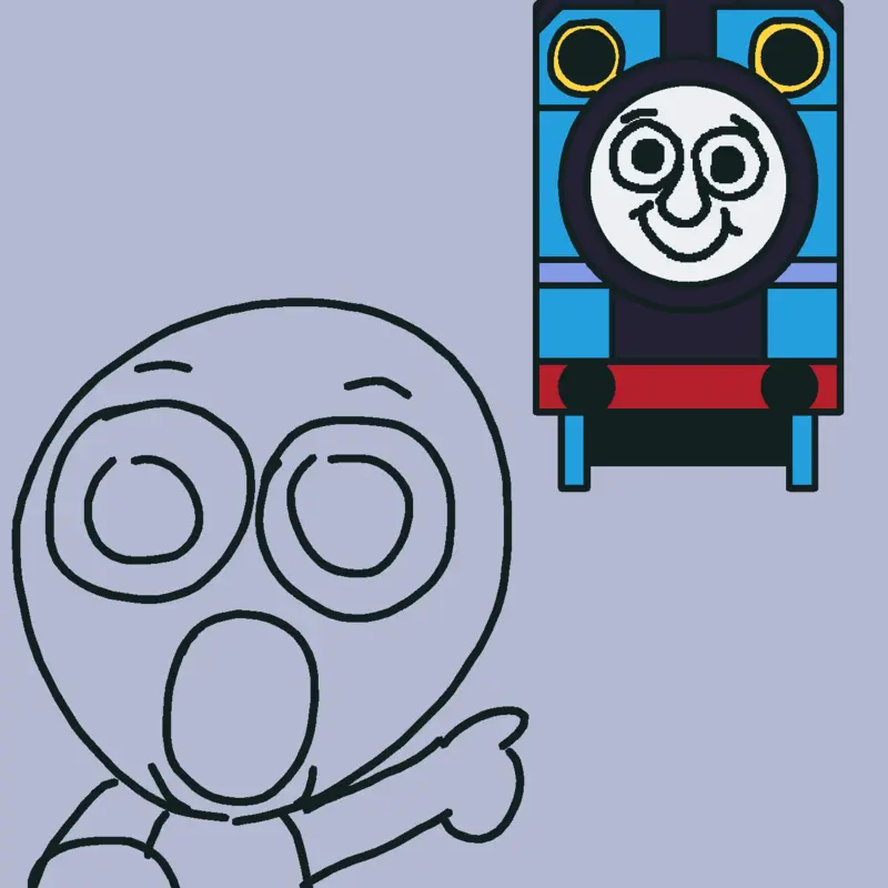 Look thomas is talking! by @Unoriginal_username