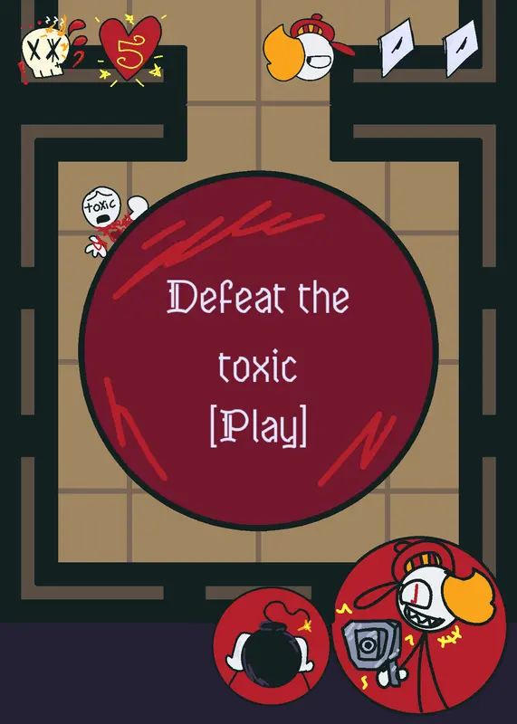 Defeat the toxic by @creator_of_cftpoe