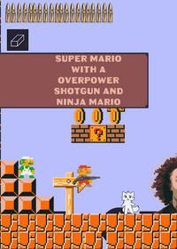 Super Mario with a overpower shotgun