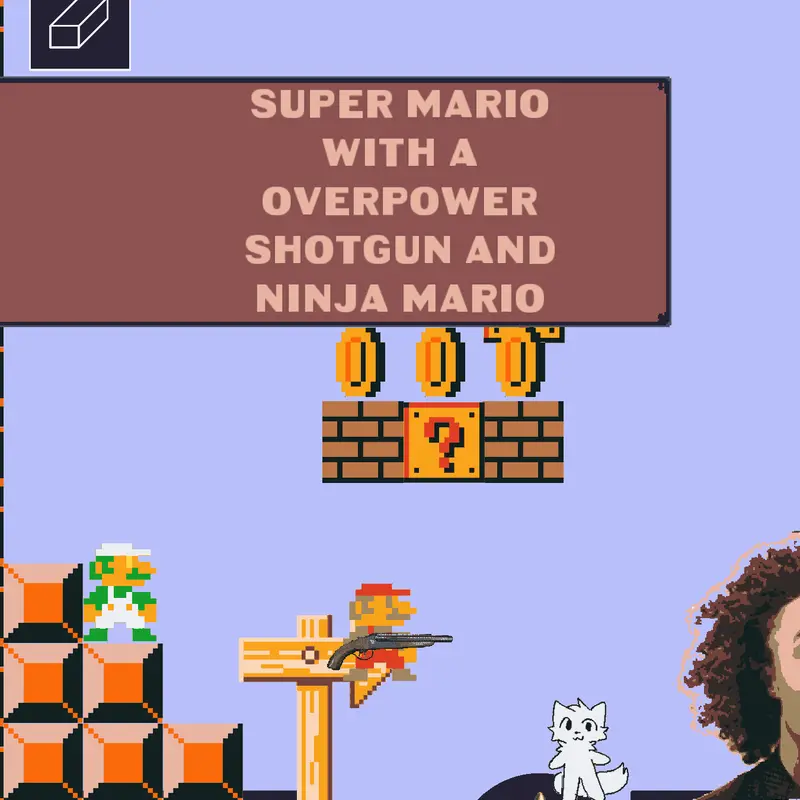Super Mario with a overpower shotgun by @Paula_aispppaa