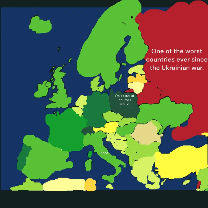 Europe map by @Averymappings2