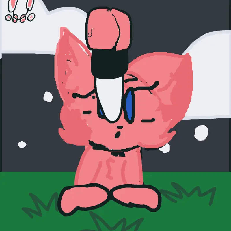Frozencherry and snowy rabbit by @Cambrie