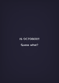 IS THE SPOOKY MONTH 🥹🥹🥹