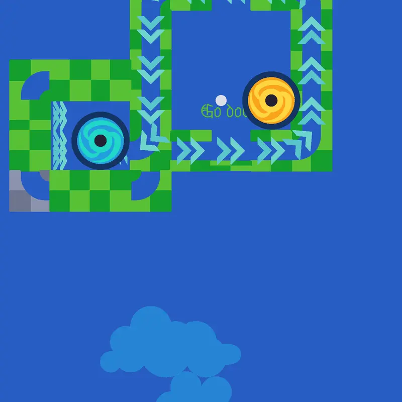 Infinite golf by @BlackHole2