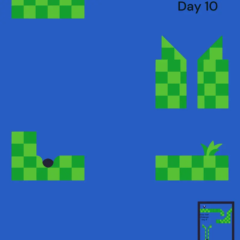 Daily Golf Chalenge Day 10 by @Hinlord123
