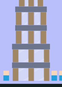 destructible building