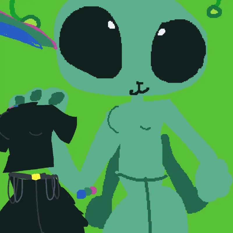!Alien! by @-_Shelly_Dino-_