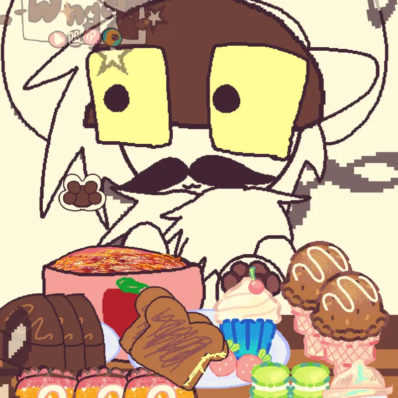 *. Mukbang Barney.* by @_-_Angel_-_