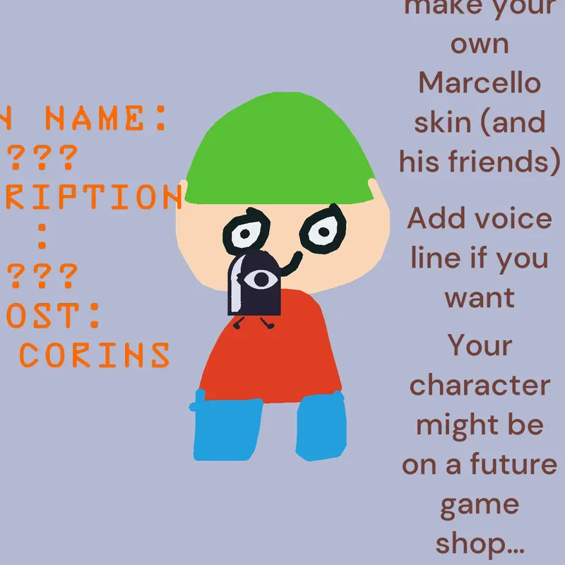 Make Your Own Marcello! by @MakGaming