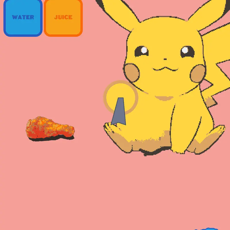 Pikachu Mukbang by @_RaiChu