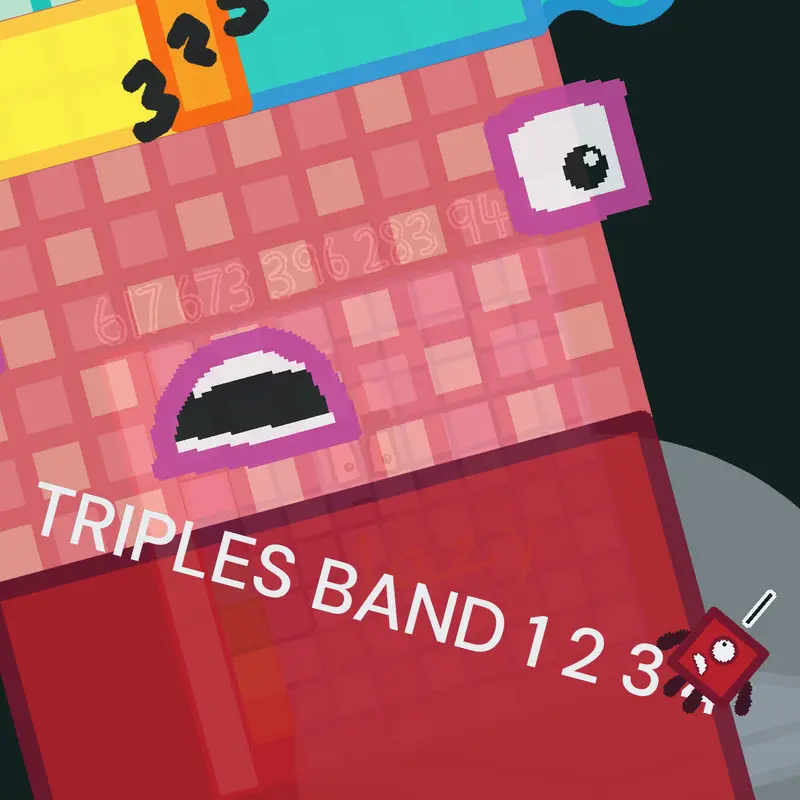 Numberblock bands by @m_sill